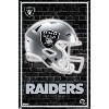 Trends International NFL Las Vegas Raiders - Neon Helmet 23 Unframed Wall Poster Prints - 4 of 4