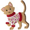 Bucilla Felt Ornaments Applique Kit Set Of 6-Cats In Ugly Sweaters - 4 of 4