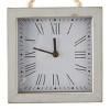 Set of 3 Wood Wall Clocks with Rope Strap White - Olivia & May - 3 of 4