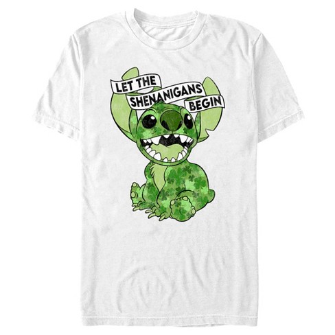 Men's Lilo & Stitch St. Patrick's Day Stitch Let the Shenanigans Begin T-Shirt - image 1 of 4