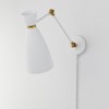 Maxim Lighting Carillon 1 - Light Wall Light in  White/Satin Brass - 2 of 3