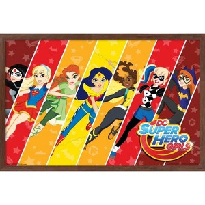 Trends International DC Comics TV - DC Superhero Girls - League Framed Wall Poster Prints - 1 of 4