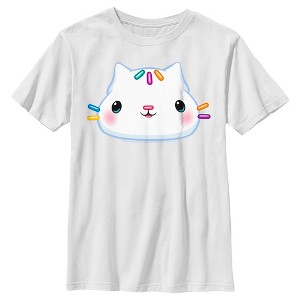 Boy's Gabby's Dollhouse Cakey Paws Big Face T-Shirt - 1 of 4