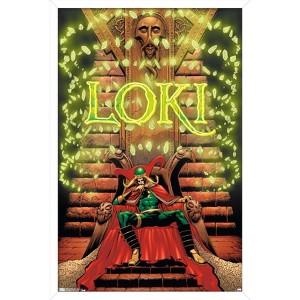 Trends International Marvel Comics - Loki - Thor #74 Framed Wall Poster Prints - 1 of 4