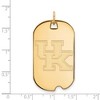 Black Bow Jewelry 10k Yellow Gold Kentucky Wildcats NCAA Large Pendant - 2 of 3