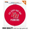 California State University, East Bay Pioneers Logo Automotive Car Window Locker Circle Bumper Sticker - 3 of 4