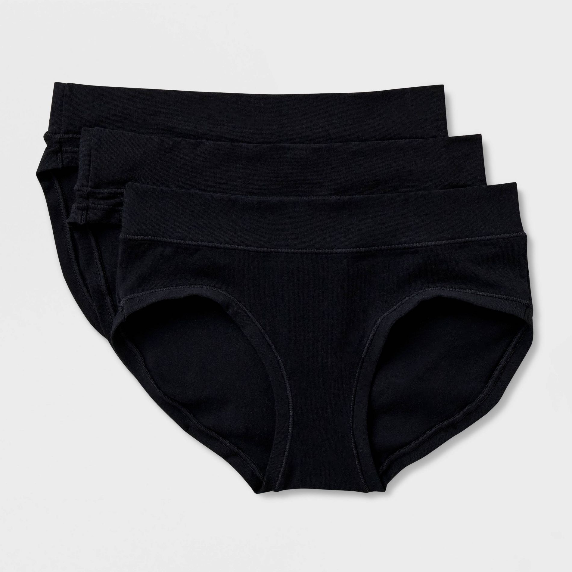 Women's 3pk Cotton Stretch Bikini Underwear - Auden™