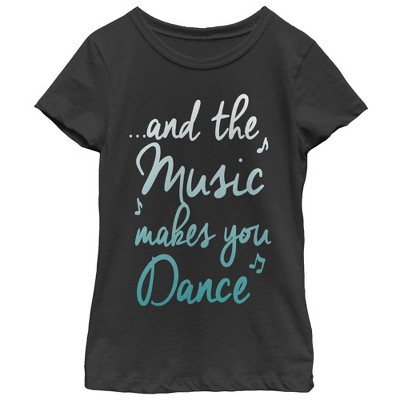 Girl's CHIN UP Music Makes You Dance T-Shirt