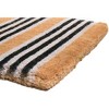 Imports Décor Black Stripes Printed Coir Doormat, 48 by 18 by 1.5-Inch - 4 of 4