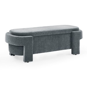 GDFStudio Jerry Upholstered 51.5" Storage Bench - 1 of 4