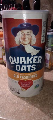 Quaker Old Fashioned Oatmeal, 18 oz Canister (Pack of 6)