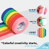 Enday Colored Masking Tape 1 inch Wide x 180 Feet (60 Yards) per roll - Painters Tape, Great for Arts Crafts & Labeling - 3 of 4