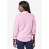 Jessica London Women's Plus Size Cable Crewneck Sweater - 3 of 4