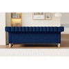 NicBex Couches for Living Room 83" Sofa Upholstered 3-Seat Couch Soft Sponges Comfy Modern Sofa with Gold Accents for Apartment - 3 of 4