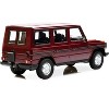 1980 Mercedes-Benz G-Model (LWB) Dark Red with Black Stripes Limited Edition to 402 pieces 1/18 Diecast Model Car by Minichamps - 3 of 4
