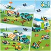 HOGOKIDS 879pcs City Camper Van Building Set Vehicles Friends Creative Adventure Gift for Kids Aged 6+ - 2 of 4