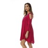 Riviera Sun Cold Shoulder Floral Embroidered Casual Dress - 2 of 3