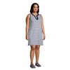 Lands' End Women's Cotton Jersey Sleeveless Swim Cover-up Dress - 4 of 4