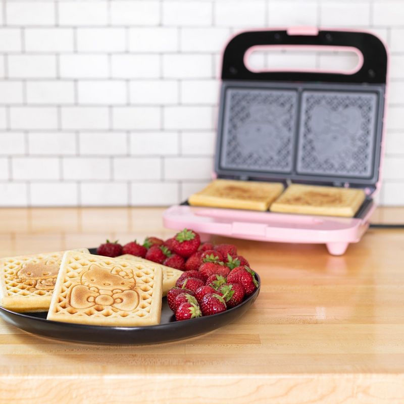 Uncanny Brands Hello Kitty Double-Square Waffle Maker, 1 of 8