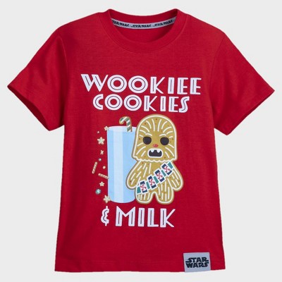 Kids' Star Wars Wookiee Cookies & Milk Short Sleeve Graphic T-Shirt - Disney Store