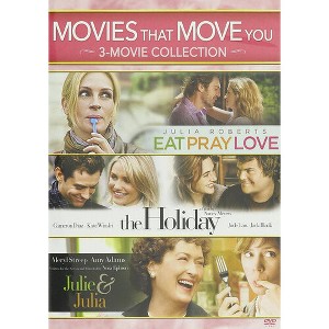 Movies That Move You: Julie & Julia / The Holiday / Eat Pray Love (DVD) - 1 of 1