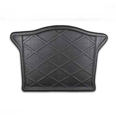 X AUTOHAUX Black Cargo Floor Mat All Weather Trunk Protection for Honda Fit 08-15