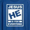 Men's - Instant Message - Jesus Rating Long Sleeve Graphic T-Shirt - 2 of 4