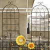 Lirago 86.7"H * 19.7"W * 1"D,2 Pack Metal Garden Trellis Rustproof Climbing Plant Support for Outdoor Flowers, Vines, Vegetables Black Powder-Coated - 3 of 4