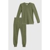 City Threads Girls USA-Made Soft & Cozy Thermal Long Johns 2-Piece Set - Warm Base Layer & Loungewear - 4 of 4