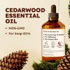 KUKKA Cedarwood Essential Oils - 4 Fl Oz - for Hair, Skin, Diffuser, Aromatherapy & DIY Soap Making Scent - 2 of 4