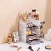 Sorbus Clear Makeup & Jewelry Organizer & Display (4 Large, 2 Small Drawers) - 4 of 4