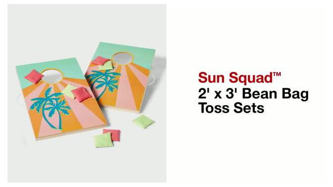 2&#39; x 3&#39; Bean Bag Toss Set - Sun Squad&#8482;, 2 of 6, play video