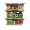 Food Storage Containers, 12 Piece Sandwich and Salad Lunch Kit, Leak-Proof, BPA Free, Clear Tritan Plastic - 2 of 4