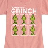 Girls' - Dr. Seuss - The Many Moods Of Grinch Fitted Short Sleeve Graphic T-Shirt - 2 of 4