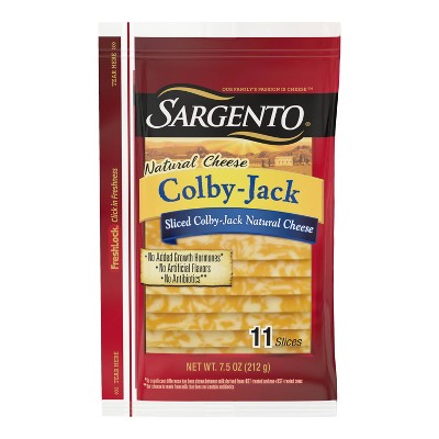 Sargento Natural Colby-Jack Sliced Cheese - 7.5oz/11 slices