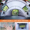 Vynxaria 4-6 Persons White and Brown Pop-Up Boat Tent - 2 of 4