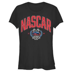 Juniors NASCAR Laurel Wreath 1948 Classic Logo T Shirt - 1 of 4