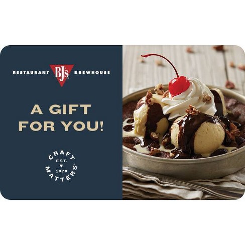 Bj's Restaurant Gift Card (email Delivery) : Target