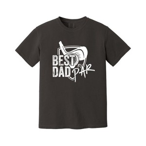 Simply Sage Market Men's Best Dad By Par Short Sleeve Garment Dyed Tee - 1 of 2