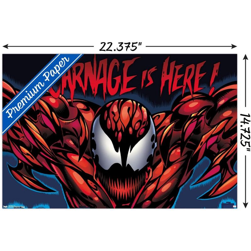 Trends International Marvel Comics - Carnage - Classic Unframed Wall Poster Prints, 3 of 7