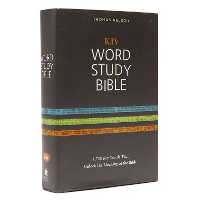 Kjv, Word Study Bible, Hardcover, Red Letter Edition - By Thomas Nelson ...