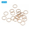Unique Bargains DIY Craft Copper Jewelry Making Versatile Earring Beading Hoops 30 Pcs - 3 of 4