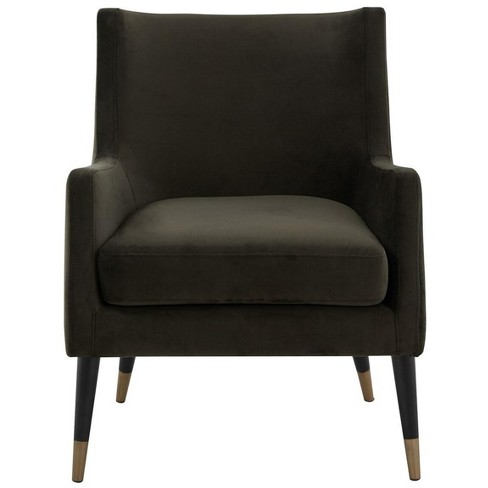 Sicily Velvet Arm Chair - Shale - Safavieh : Target