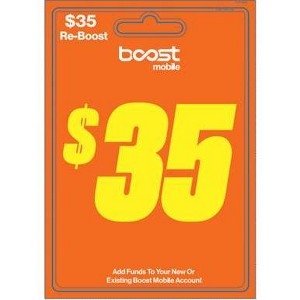 Boost Mobile SPC V1 $35: Non-reloadable Domestic Gift Card, Direct to Device Delivery - 1 of 1