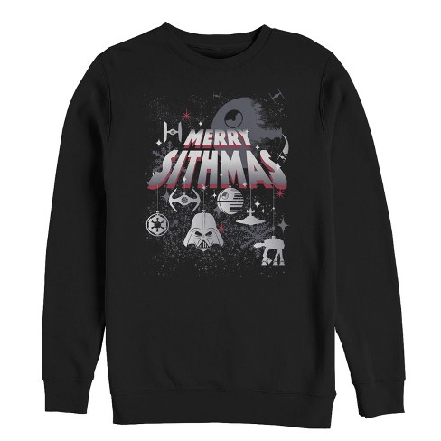 Men's Star Wars Christmas Sithmas Ornaments Sweatshirt - image 1 of 3