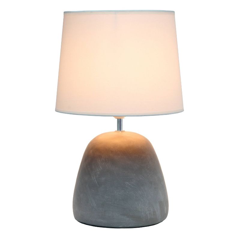 Round Concrete Table Lamp with Shade - Simple Designs, 2 of 9