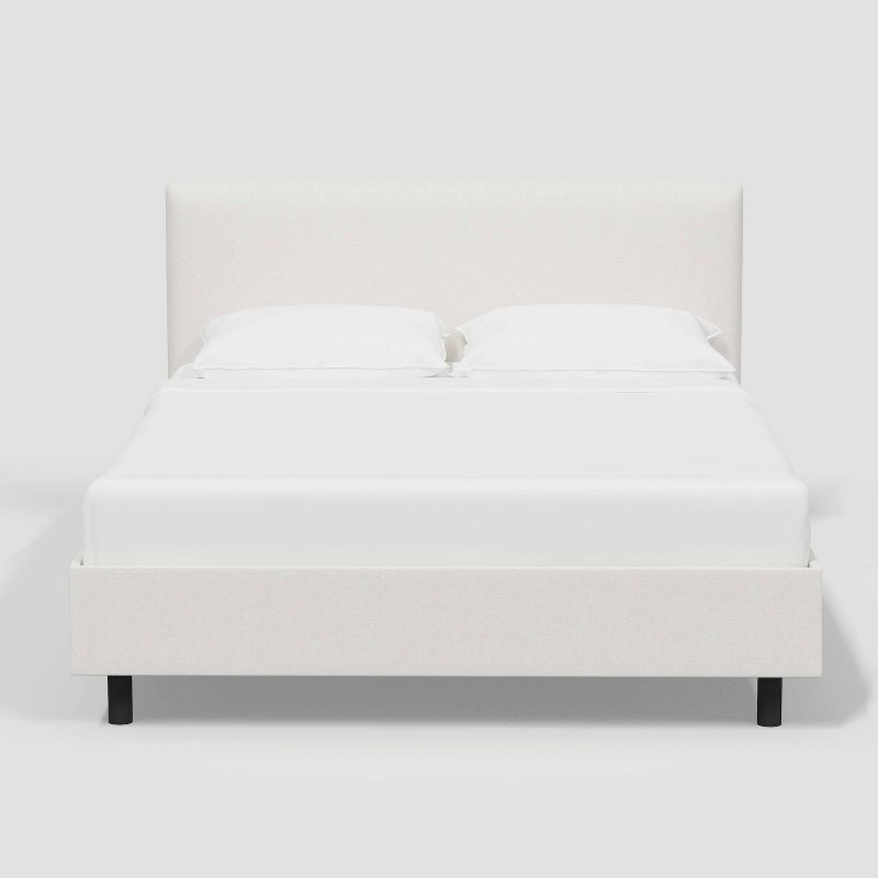 Olivia Upholstered Textured Linen Platform Bed - Threshold™, 2 of 5