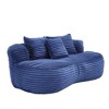 NicBex Bean Bag Chair,Beanbag Chair with High Back,Lounge Sofa with 3 Pillows for Couples,Large Comfy Chair for Living Room Bedroom - 4 of 4