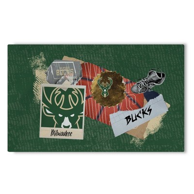 NBA Milwaukee Bucks Display Washable Rug 32 x 62 Inches