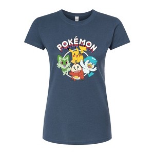 Women's - Pokémon - Scarlet & Violet Starters Fitted Graphic T-Shirt - 1 of 3